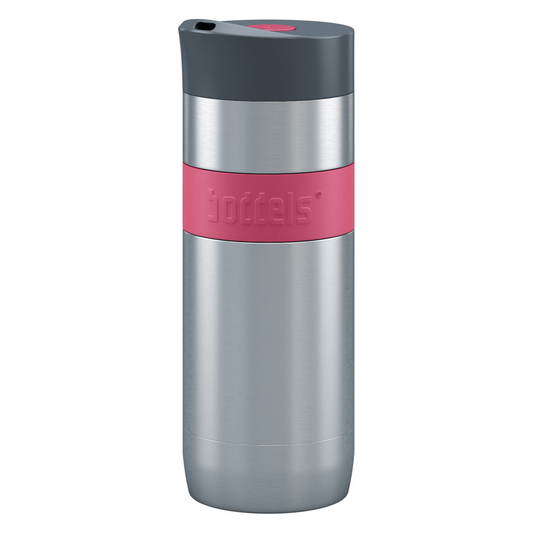 Termos Cafea Inox, 370 ml, Roz, Boddels